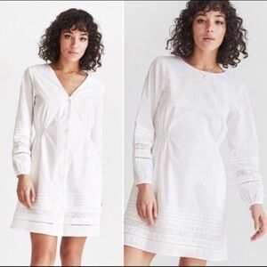 Vetta Capsule Long Sleeve Lace Dress White Xs